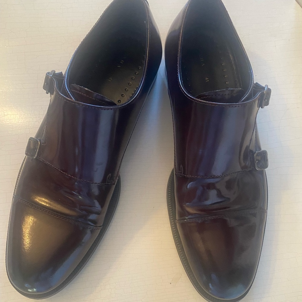 Zara Dark Wine Men's Oxfords